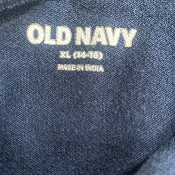 Old Navy Boys XL Navy Blue Polo - Picture 3 of 4